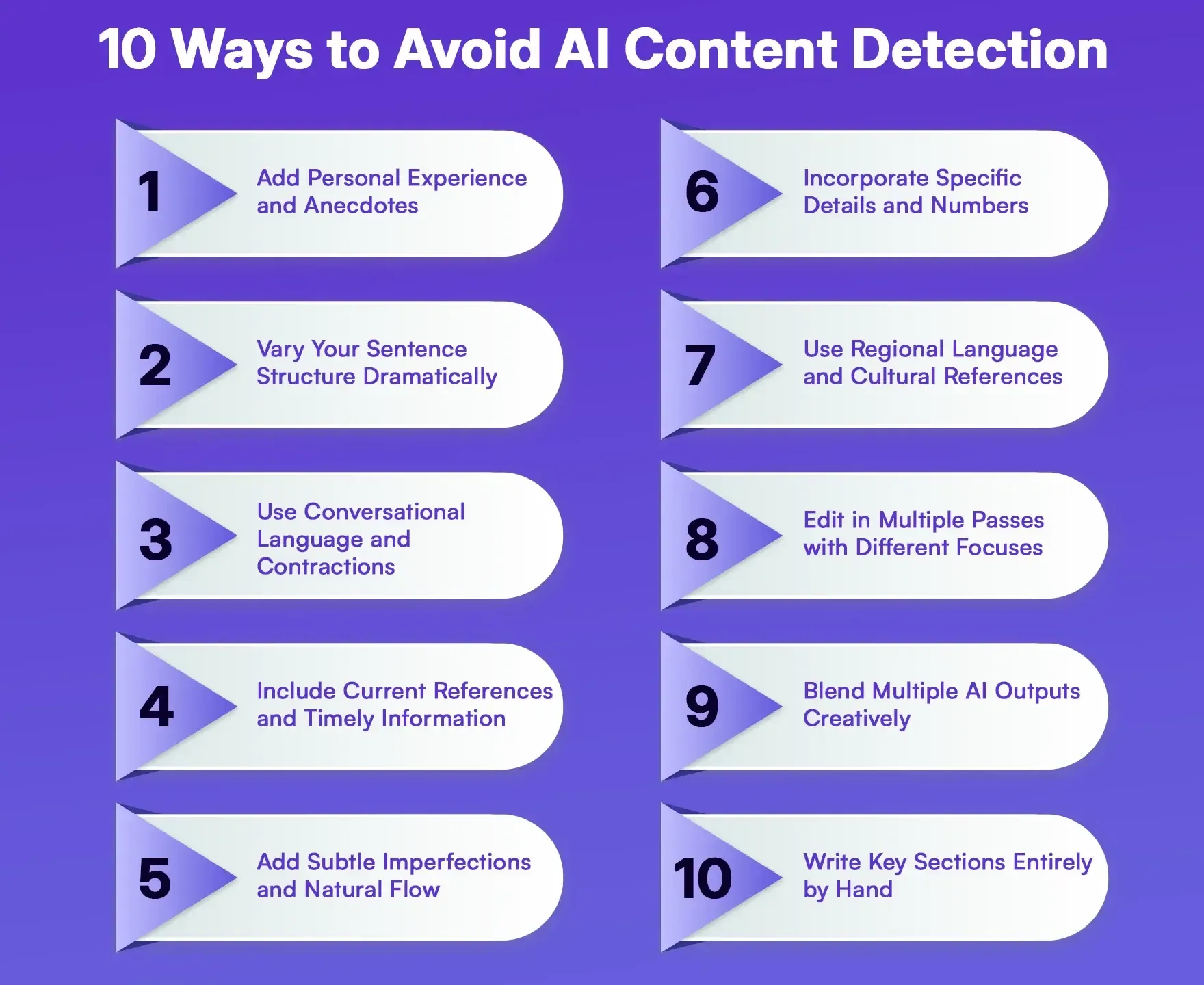 10 Actionable Tips To Avoid AI Detection In Writing