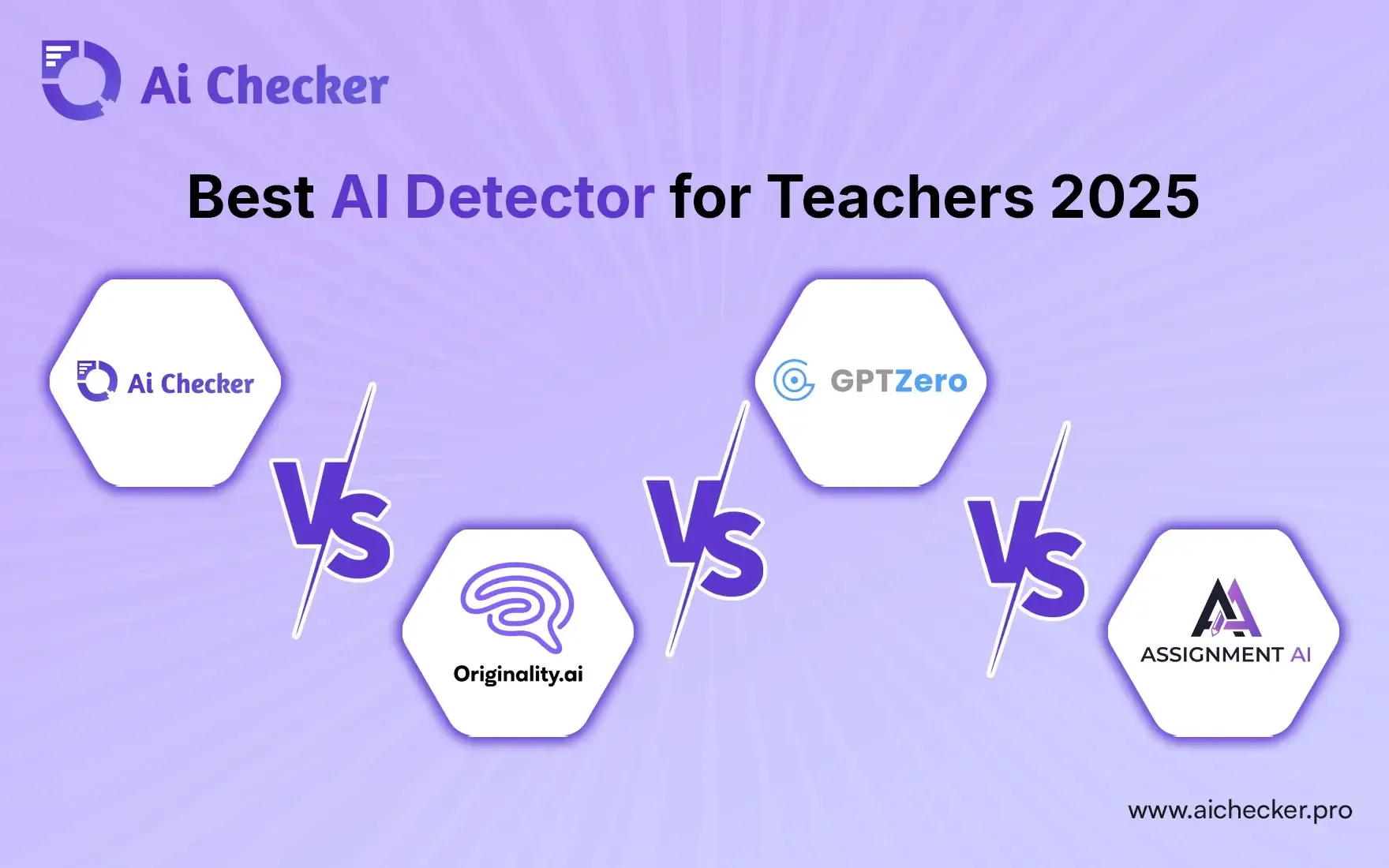 Best AI Detector for Teachers 2025: Comparison of AIchecker, Originality.ai, GPTZero & Assignmentgpt.ai
