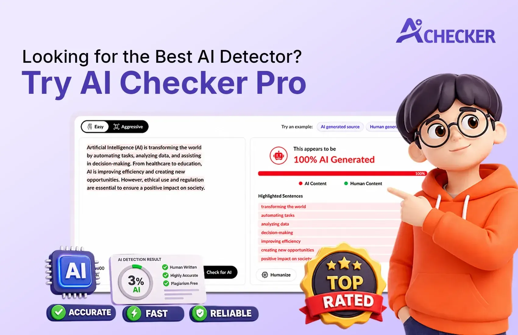 Looking for the Best AI Detector? Try AI Checker Pro (Full Review)