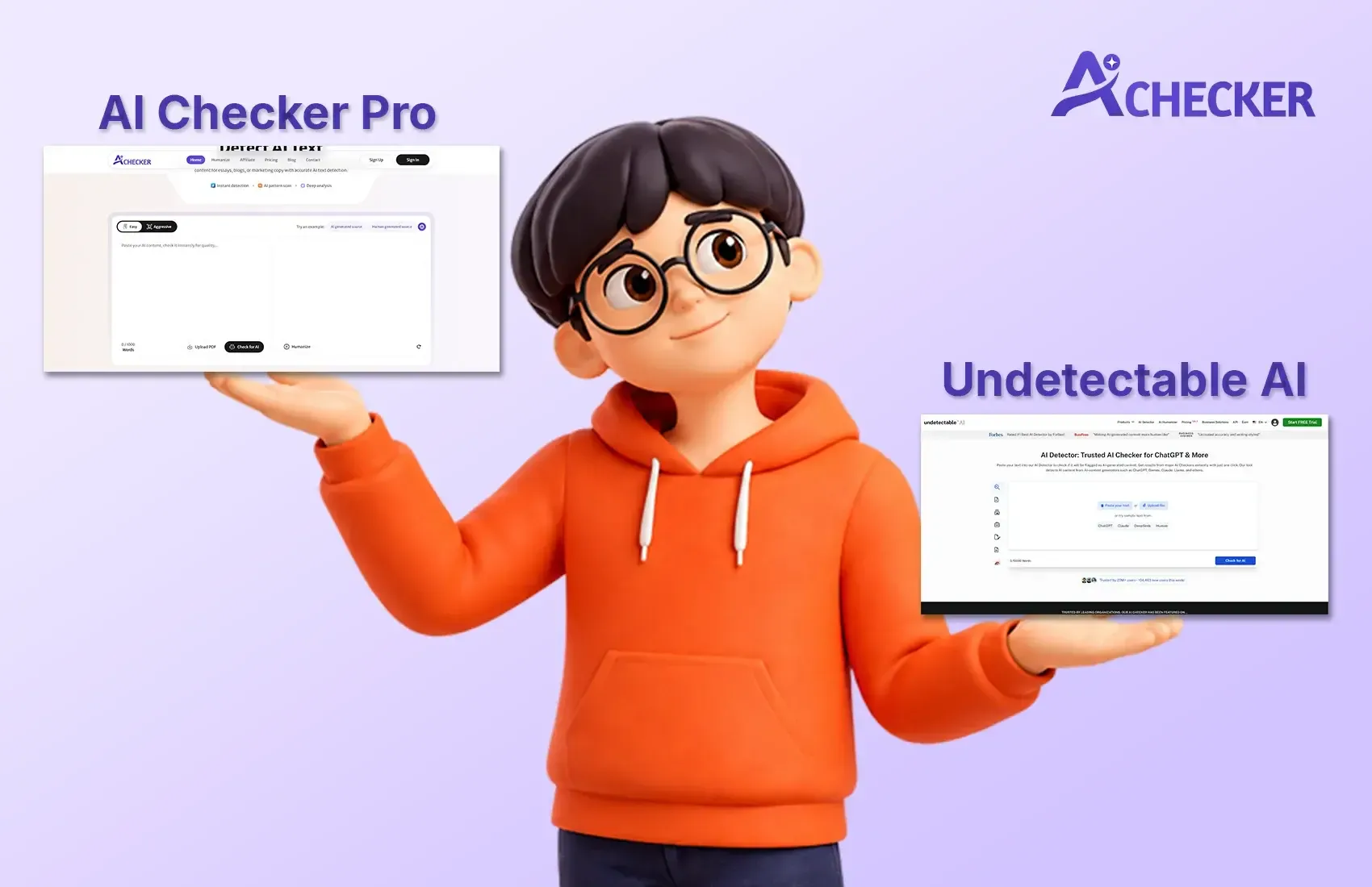 AI Checker Pro vs Undetectable AI: Which Free AI Detector Best?