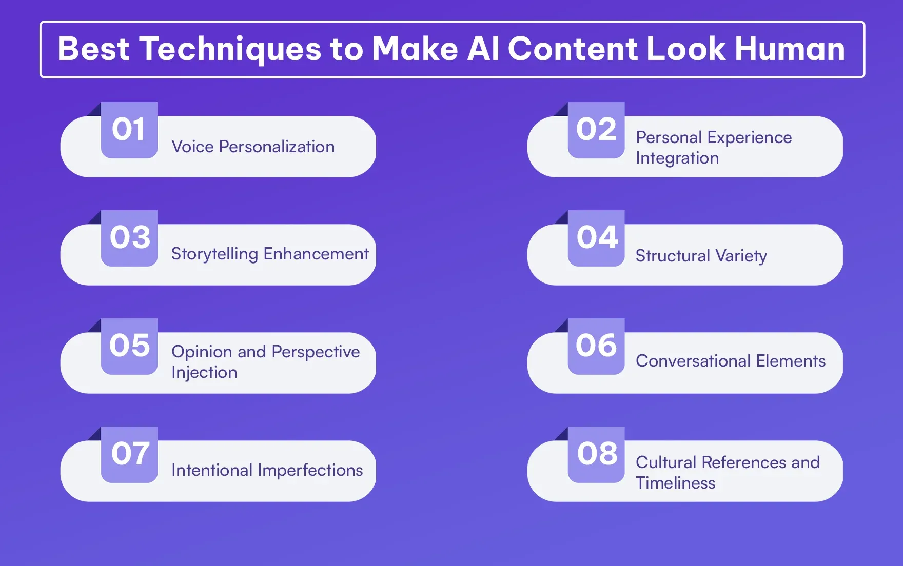Best Techniques to Make AI Content Look Human