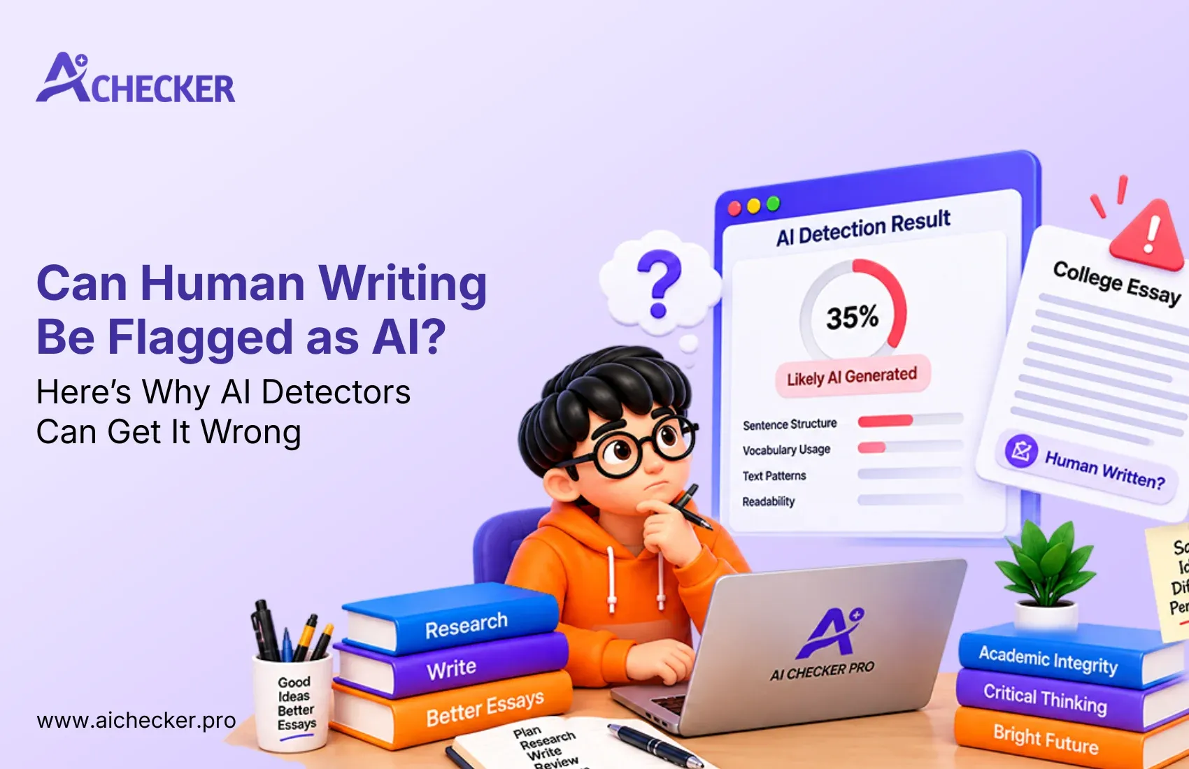 Can a Human-Written College Essay Be Flagged as AI? Here's Why