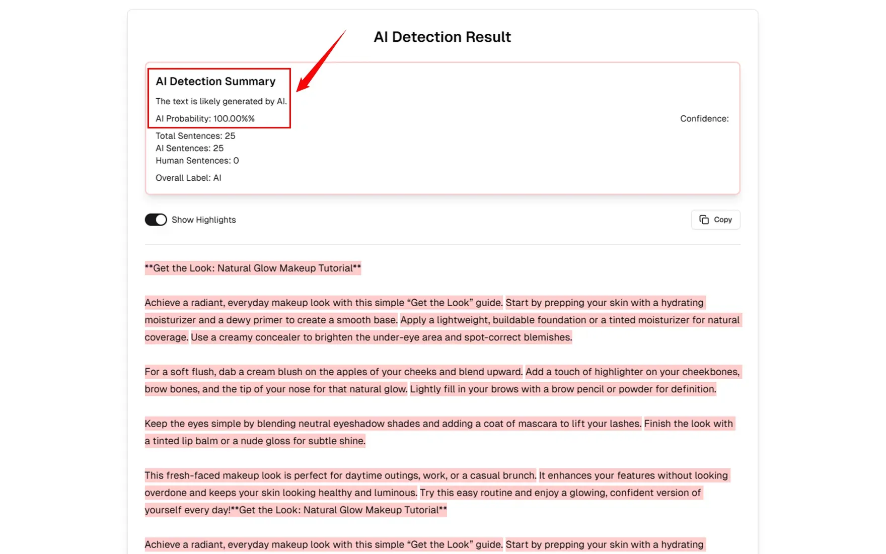 Checking Content Through Stealth Writer AI Detector.webp