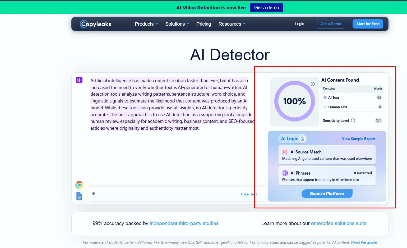 Copyleaks AI