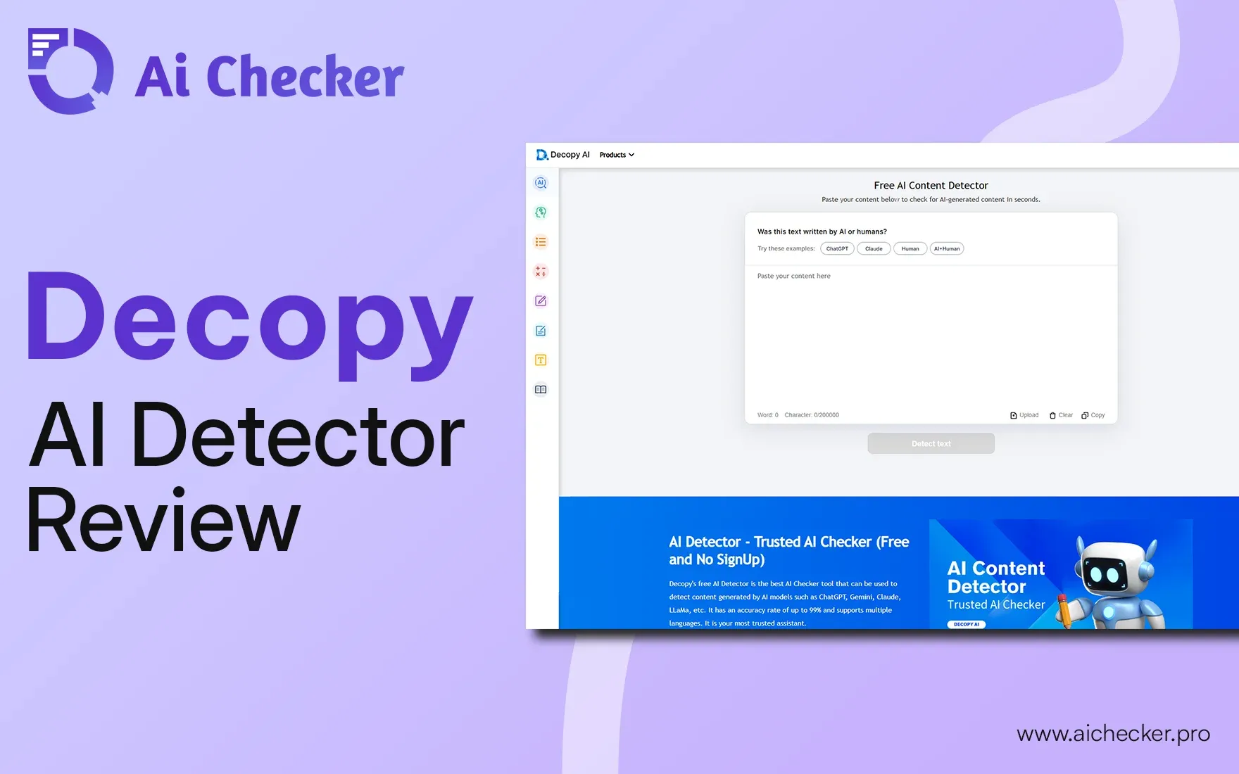 Decopy AI Detector Review | Find Its Accuracy Rate, Pricing