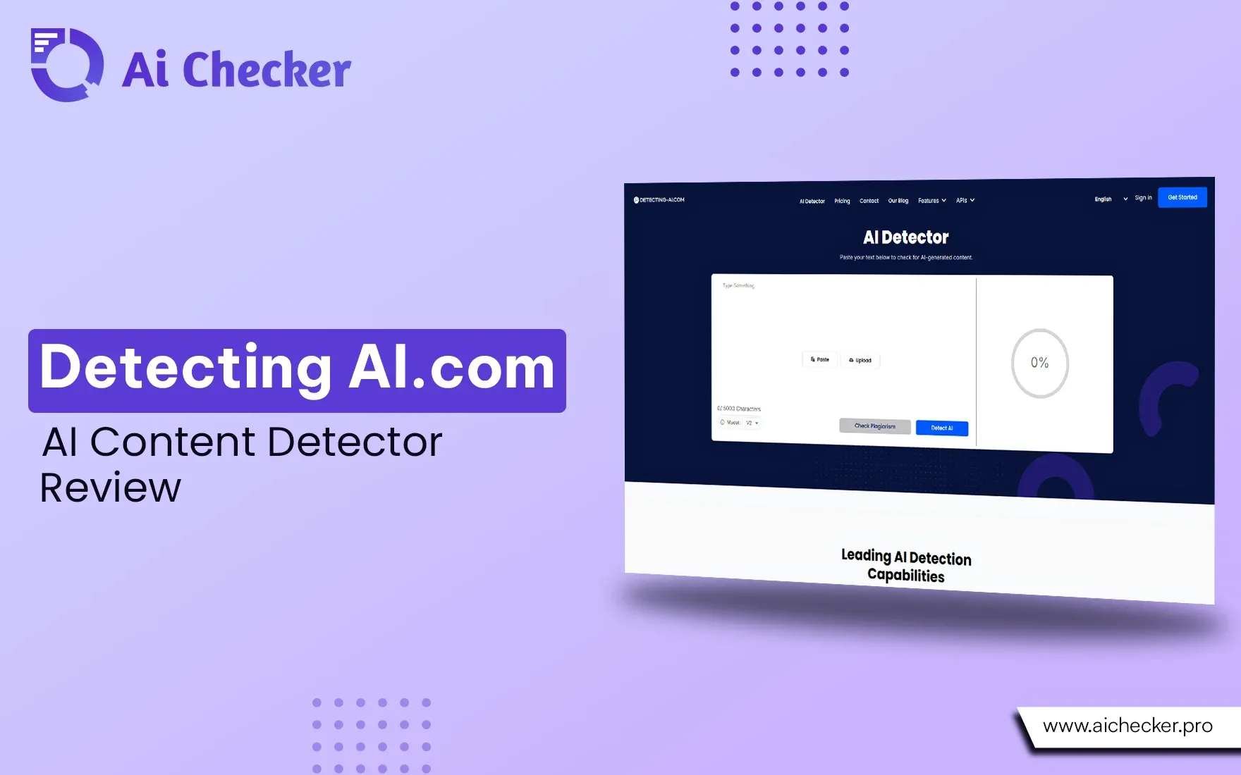 Detecting-AI.com Detector Review - Can It Detect AI Content?