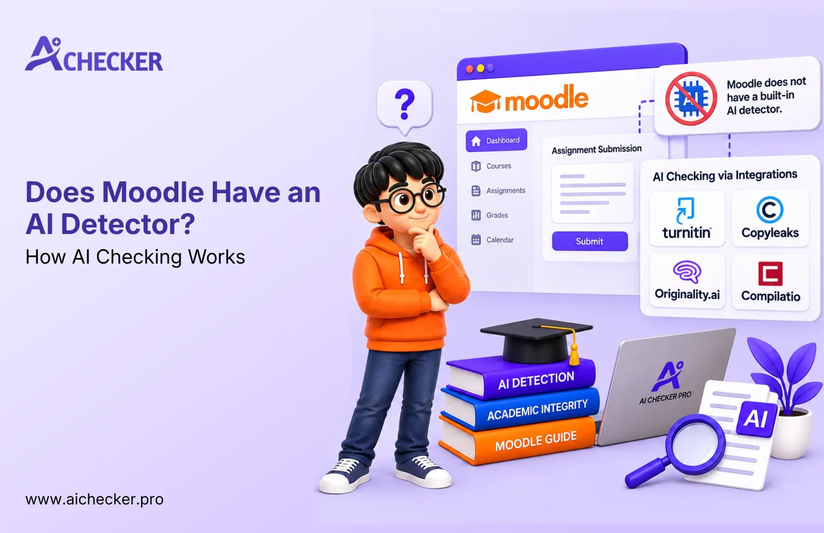 Does Moodle Have an AI Detector? How AI Checking Works