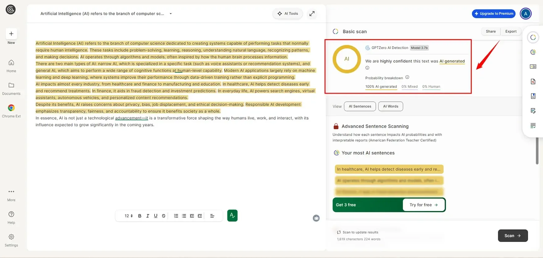 GPTZero 