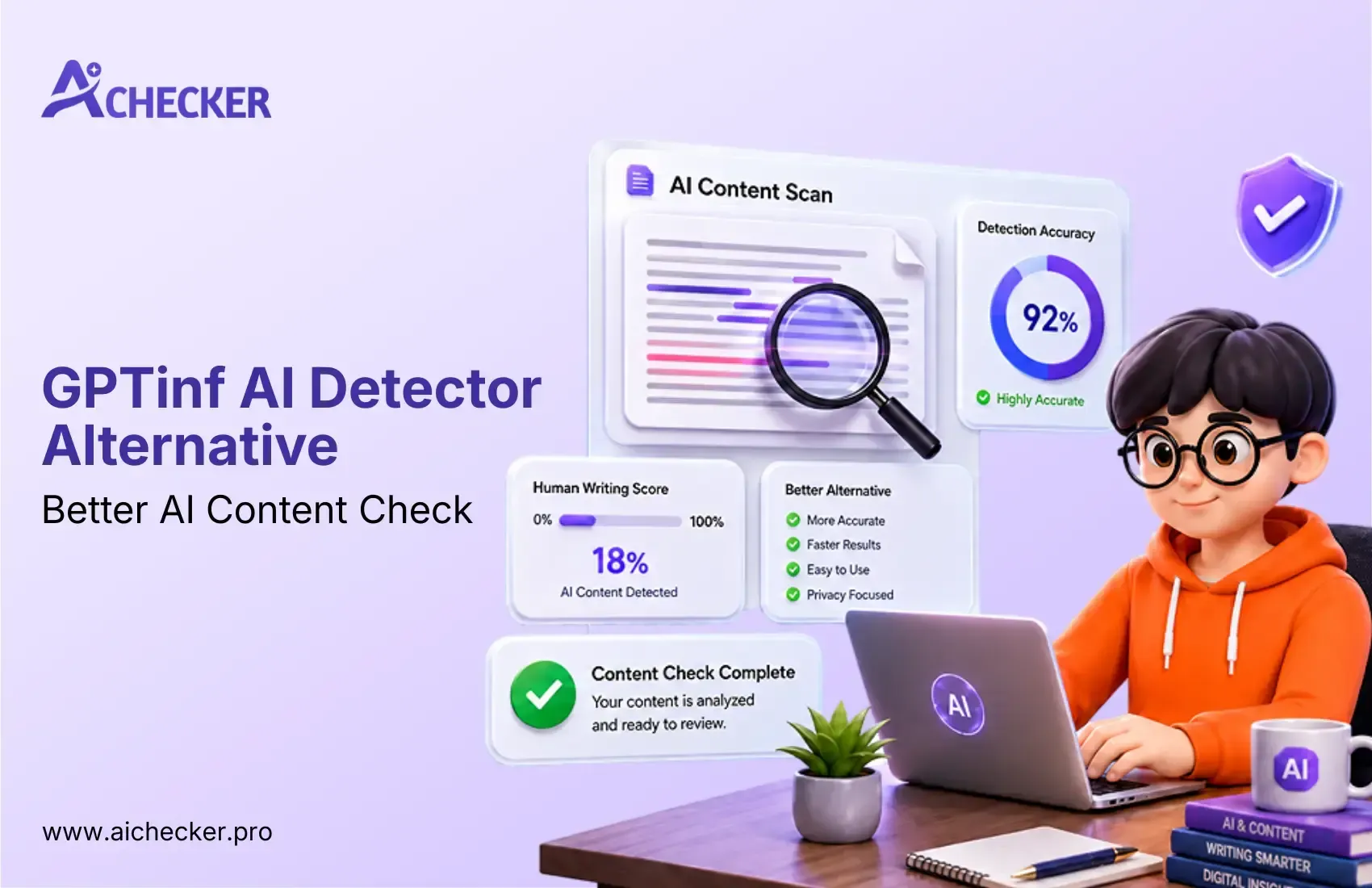 GPTinf AI Detector Alternative: Better AI Content Check