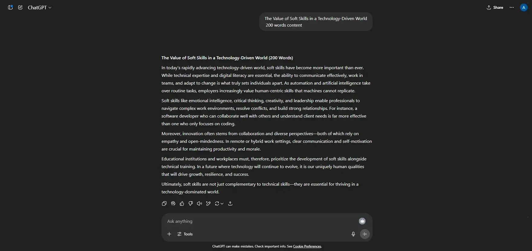 Generate AI Content