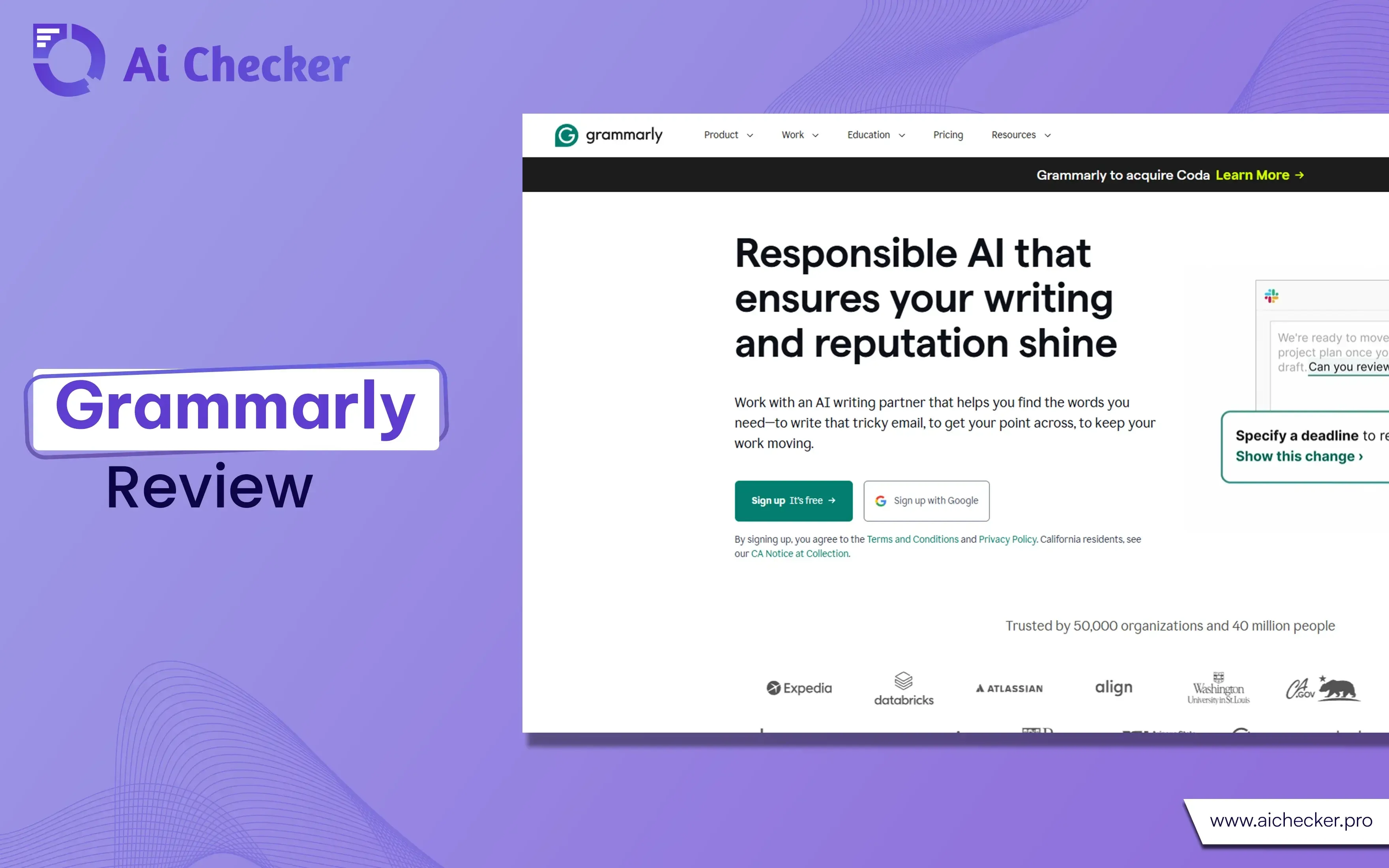 Grammarly AI Checker Review | Features, Pricing, and More