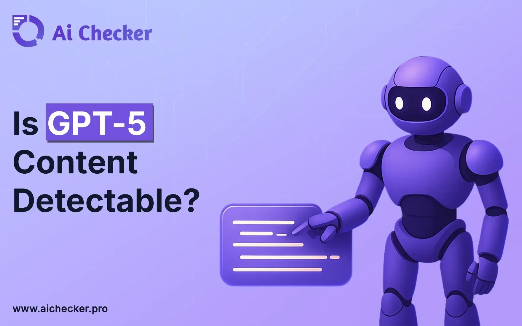 Is GPT-5 Content Detectable?