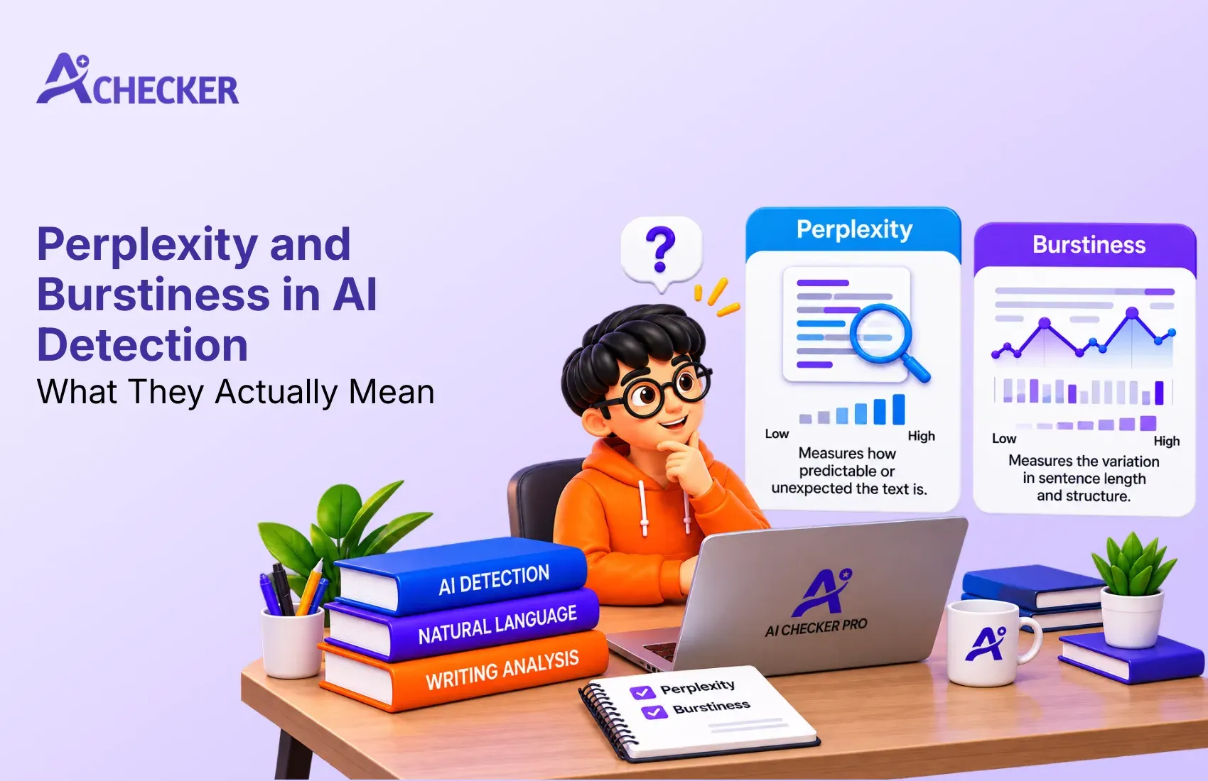 Perplexity and Burstiness in AI Detection: What They Actually Mean