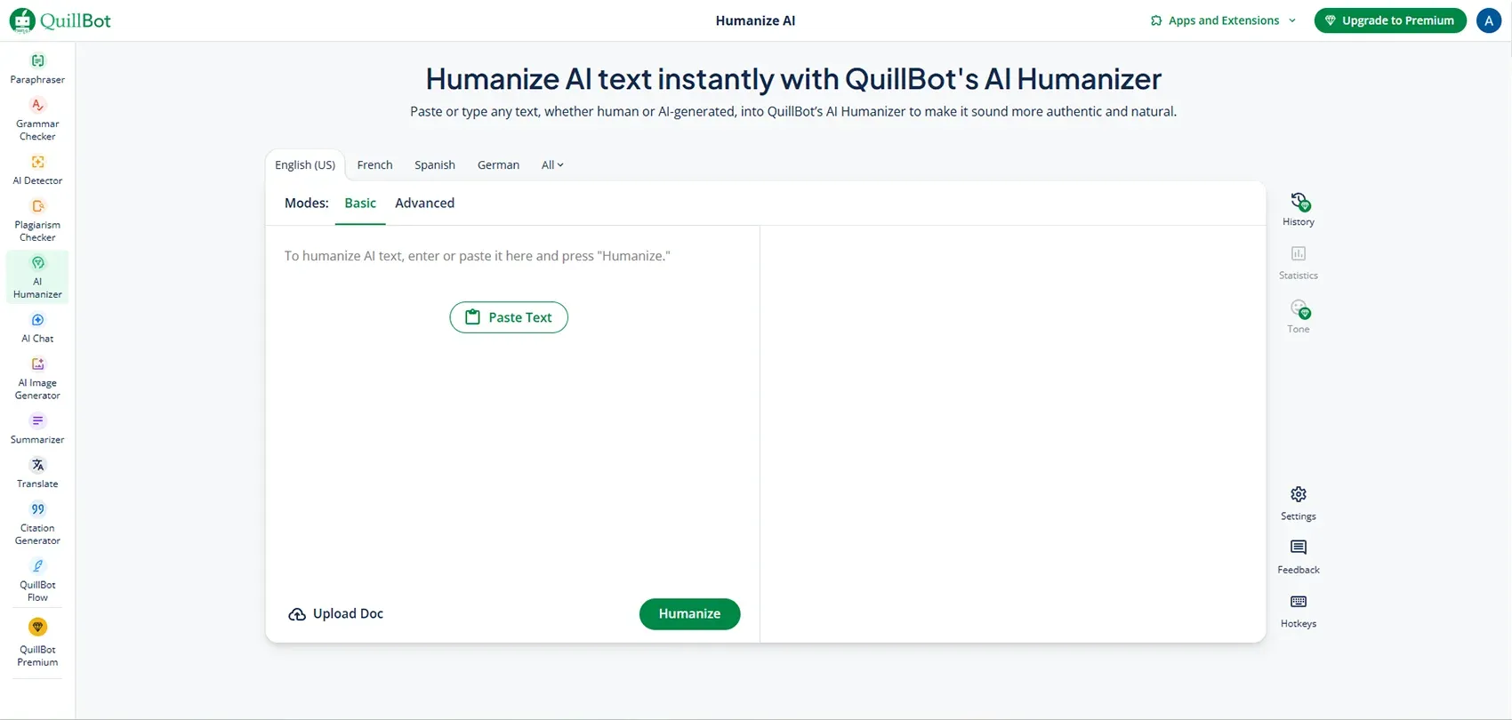 QuillBot AI Humanizer