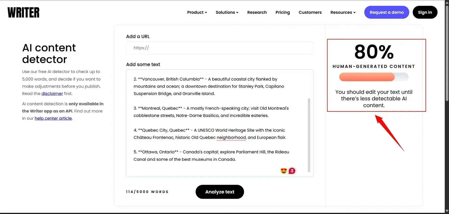 Writer_AI_detector
